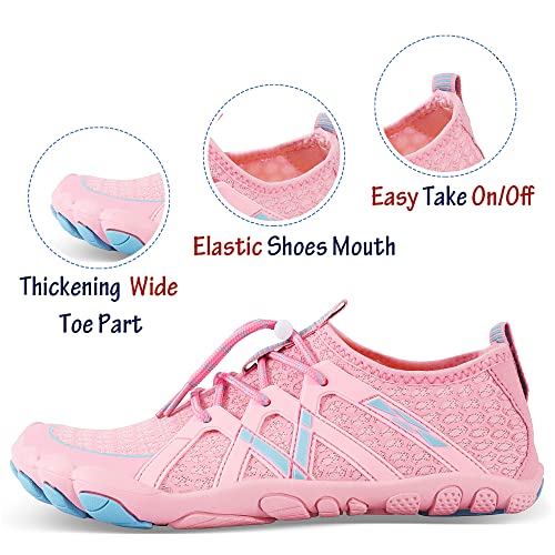 Men Women Water Sports Shoes Slip-on Quick Dry Aqua Swim Shoes for Pool Beach Surf Walking Water Park