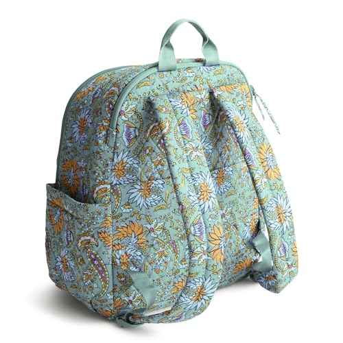 Vera Bradley Premium Cotton Bancroft Backpack, Gemstone Paisley