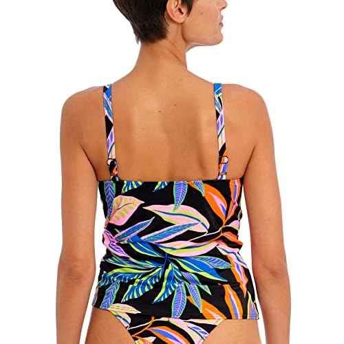 Freya Womens Desert Disco Underwire Plunge Tankini Top