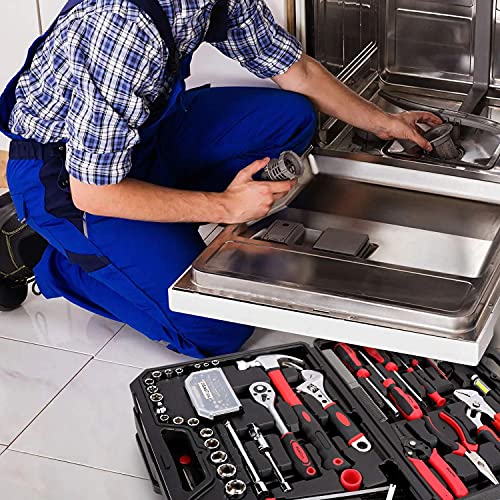 KingTool 325 Piece Home Repair Tool Kit, General Home/Auto Repair Tool Set, Toolbox Storage Case with Drawer, General Hous...