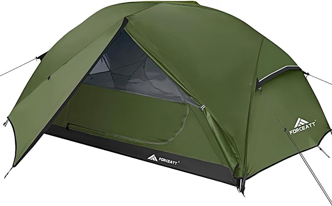 Forceatt Tent for 2 and 3 Person is Waterproof and Windproof, Camping Tent for 3 to 4 Seasons,Lightweight Aluminum Pole Ba...