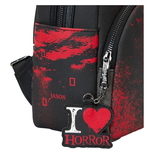 Loungefly Warner Brothers Friday The 13th I Heart Horror Mini Backpack