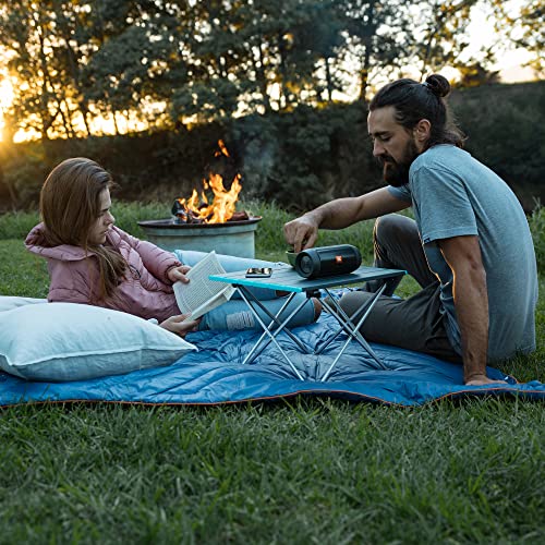 Naturehike FT08 Portable Camping Table, Ultralight Aluminum Folding Beach Table with Carry Bag for Outdoor Cooking, Picni...