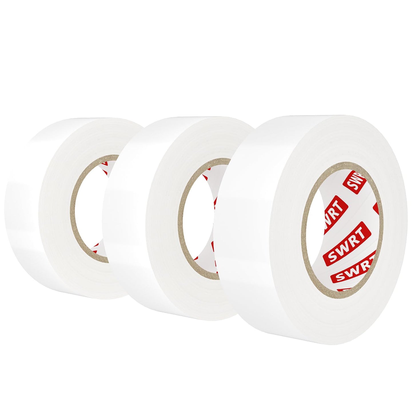 SWRT 0.7 in x 66 FT White Electrical Tape Waterproof, 3 Pack High Temp Electric Tape Under 600V for All Weather - UV Protection - Flame Retardant