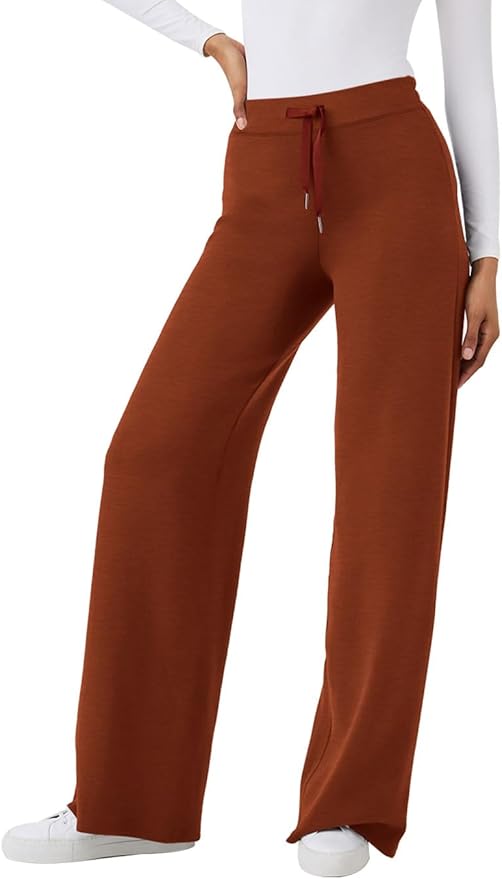 XIEERDUO Lounge Sets For Women 2025 Half Zip Sweatshirt And Wide Leg Sweatpant 2 Piece Outfits Sweatsuit Tracksuit