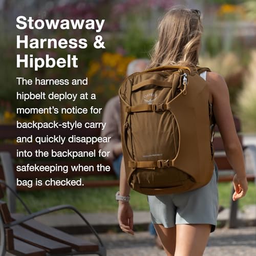 Osprey Sojourn Porter 46L Travel Backpack – Carry-On Compliant Luggage with StraightJacket Compression and Padded Laptop S...