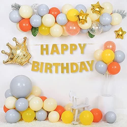 DIY Banner Kit with Letters Glitter Banner Letters Gold Customizable Birthday Banners Graduation Banner Custom Party Hangi...
