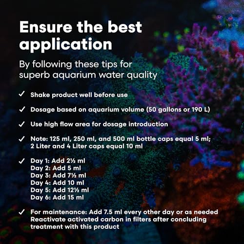 Brightwell Aquatics - Razor Marine - Unique Systemic Fish Tank Cleaner for Marine Aquariums - Aquarium Water Treatments, ...