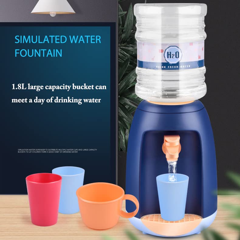 Mini Water Dispenser for Kids, Small Water Dispenser, Kawaii Kitchen Set, Lovely Simulation of Water Dispenser Deskt Decor...