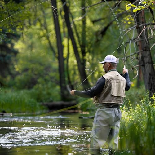 SF Fly Fishing Rod Combo Starter Kit Semi Gloss Green Jade Finish 24T Carbon Fiber Trout Travel Fly Rod with Reel,Fly Rod ...