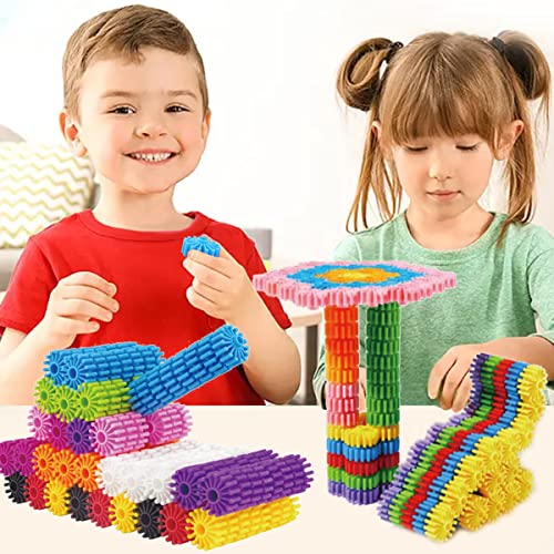 RAINBOW TOYFROG Interlocking Gears Toys for Kids - 100 Piece Kit with Tote - Colorful Manipulatives for Preschool Sensory ...