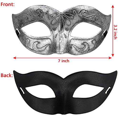 FEQO 48 Pieces Masquerade Masks Vintage Antique Masks Venetian Masks