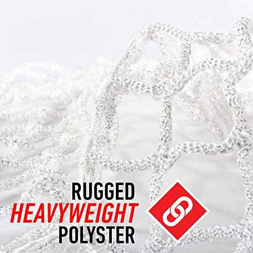 Franklin Sports NHL Hockey Goal Replacement Net - 72" Official Size Goal Replacement Netting - Outdoor Street Hockey Goal Net - Easy Attach Official Size Net - 72" x 48" x 30",White
