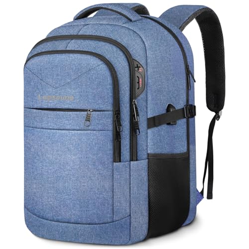 Lapsouno Extra Large Travel Backpack, TSA Laptop Backpack, 17 inch Bag with USB Port, 40L Carry on College School Computer...