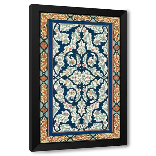 ArtDirect Non-Embellish Persiann Ornament III Custom Framed Art Print Giclee Print or Canvas Options with Various Sizes and Customization by Vision Studio