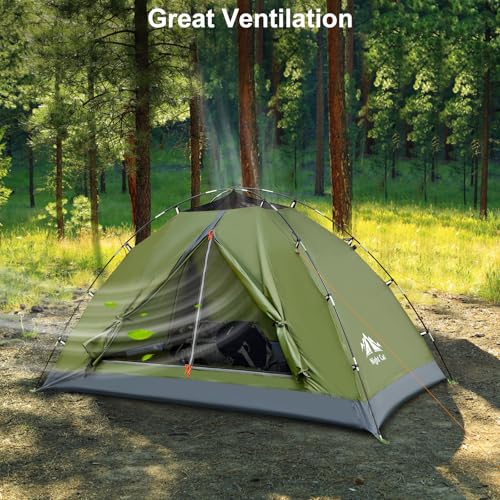 Night Cat Upgraded Backpacking Tents 1 2 Persons Easy Clip Setup Camping Tent Adults Scouts Heavy Rainproof Compact Lightw...