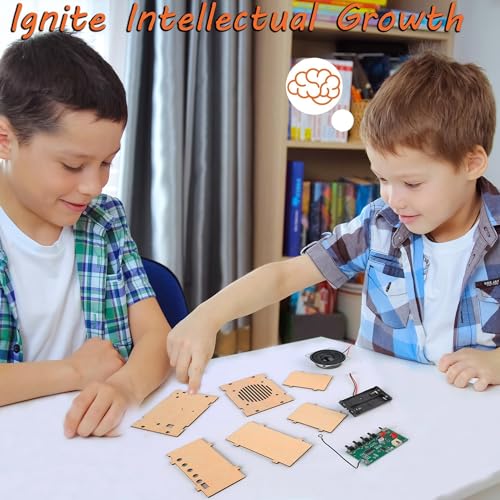Science Kits for Kids Age 8-12 12-14, STEM Kits for Kids Age 8-10, STEM Toys Build Your Own FM Radio Kit, DIY Electronic S...