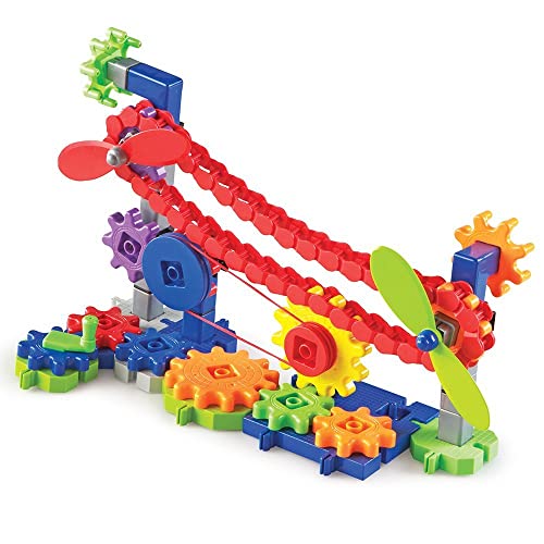 Learning Resources Gears! Gears! Gears! Machines in Motion, STEM Activities, Fine Motor Skills, Toddler Explorer Kit, Scie...