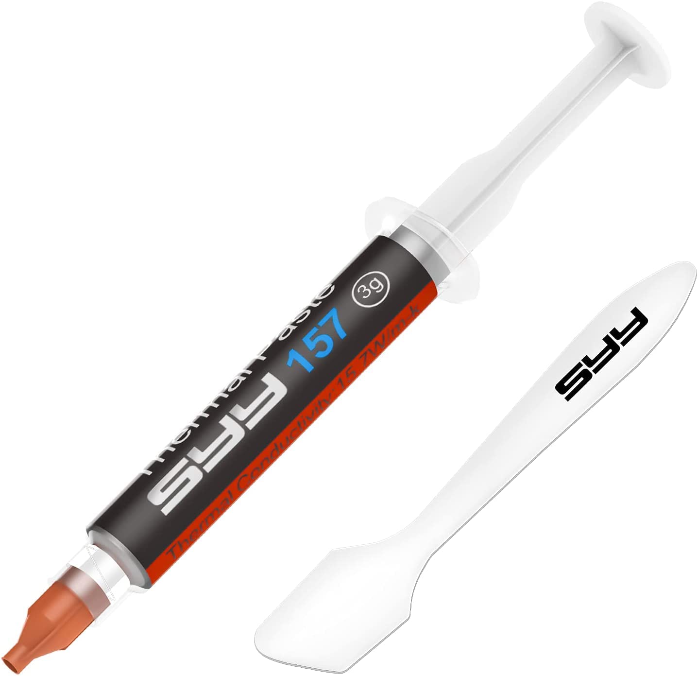 Syy Thermal Paste With Tool Kit, 3 Grams Cpu Paste Thermal Compound Paste Heatsink For Ic/Processor/Cpu/Gpu/All Coolers, New For