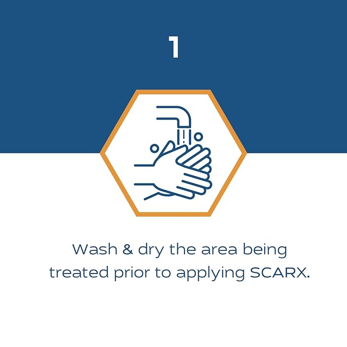 Scarx - Advanced Silicone Scar Gel With Vitamin C - Scar Reduction Topical For Hypertrophic Scars & Keloids After Surgery, Burns, Injuries - Prevent New Scars - Fade Old Scarring - 0.5oz (15g) Bottle