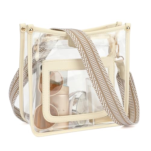 Clear Bag for Stadium Events Clear Stadium Bags for Women Crossbody Plastic Purse Clear Tote Bag for Concerts