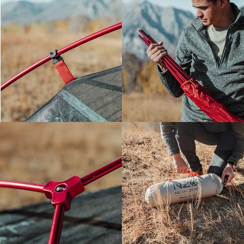 Near Zero 3 Person Ultralight Tent and Waterproof Footprint