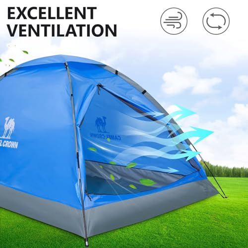 CAMEL CROWN Tents for Camping 2/3/4/5 Person Camping Dome Tent, Waterproof,Spacious, Lightweight Portable Backpacking Tent...