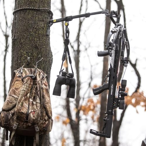 HAWK Mega Xtendible Tree Arm | Hunting Treestands Portable Folding Lightweight Easy Mount Aluminum Long Holder with Hooks ...