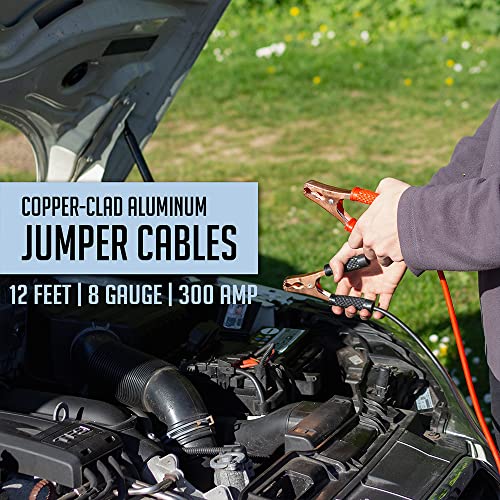 Everlit Survival Car Emergency Kit, Roadside Safety Tool Kit with Gloves,Digital Auto Air Compressor Tire Inflator, First ...
