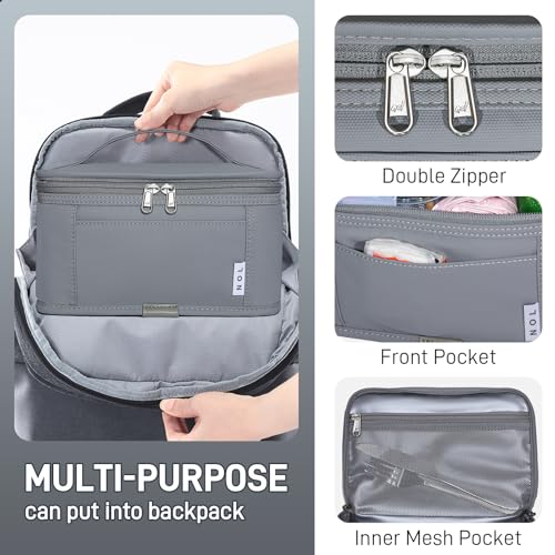 NOL Natural Organic Lifestyle Small Lunch Bag Mini Lunch Box Insulated Lunch Bag for Men/Women Leakproof Cooler Tote Bag L...