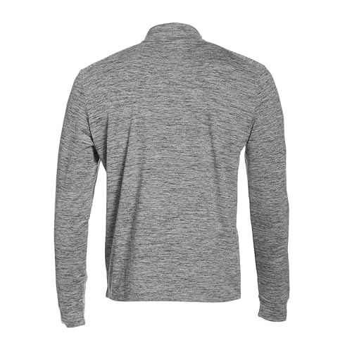 Perry Ellis Women's 1/4 Zip Long Sleeve Heather Golf Pullover, Sun Protection, Water-Repellent, Enhanced Stretch, Breathable