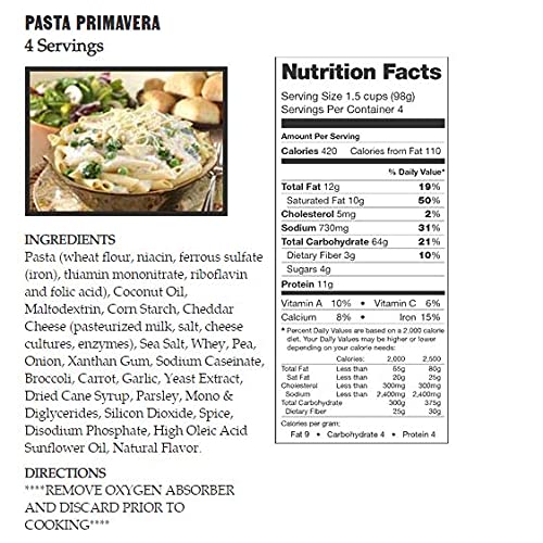 Legacy Food Storage 12 Serving Emergency Food Supply Box, Shelf Stable Breakfast Lunch & Dinner, 5,080 Total Calories, Fre...
