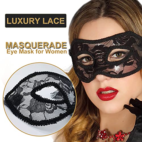 MYMENU Masquerade Mask for Couples Women Metal Rhinestone Venetian Party Evening Prom ball