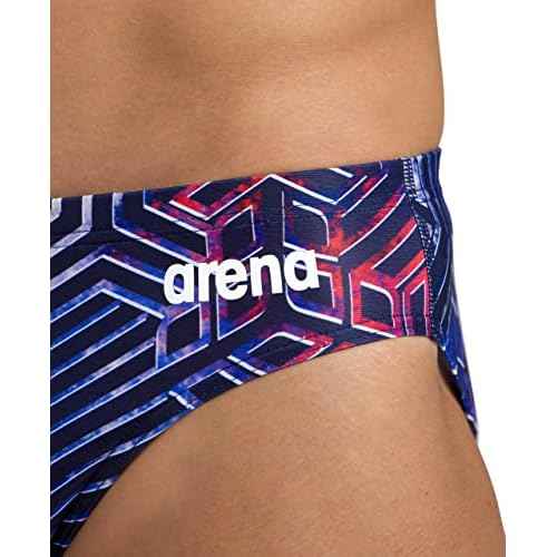 ARENA Performance Men's Kikko Pro Swim Brief Chlorine Resistant MaxLife Athletic Practice Swimsuit