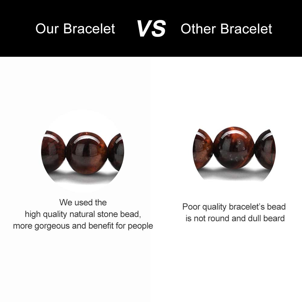 M MOOHAM Mens Bracelet - Unique Gifts for Men Bracelets Set Christmas Gifts for Dad from Daughter Birthday Gift for Men Retirement Gifts for Men Bracelets for Men