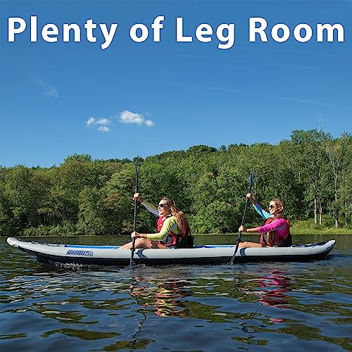 Sea Eagle 465FT FastTrack Inflatable Kayak 15'3" 1-3 Person Touring Kayak, Rigid External keel, Smoother Paddling Experien...