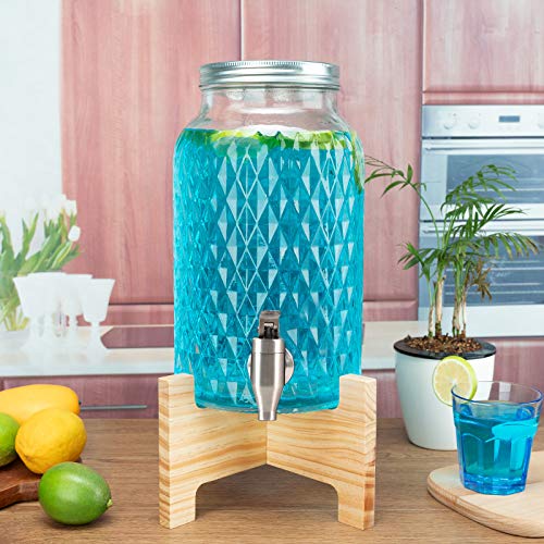 Stainless Steel Beverage Water Drink Dispenser Durable Replacement Push Style Spigot Faucet Food Grade Polished Finished,2...