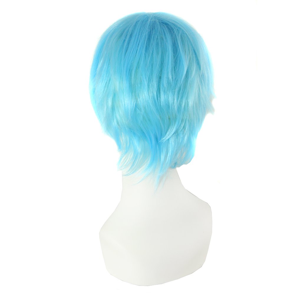 MapofBeauty 12/30cm Role Playing Hair Cosplay Short Wig (Light Blue)