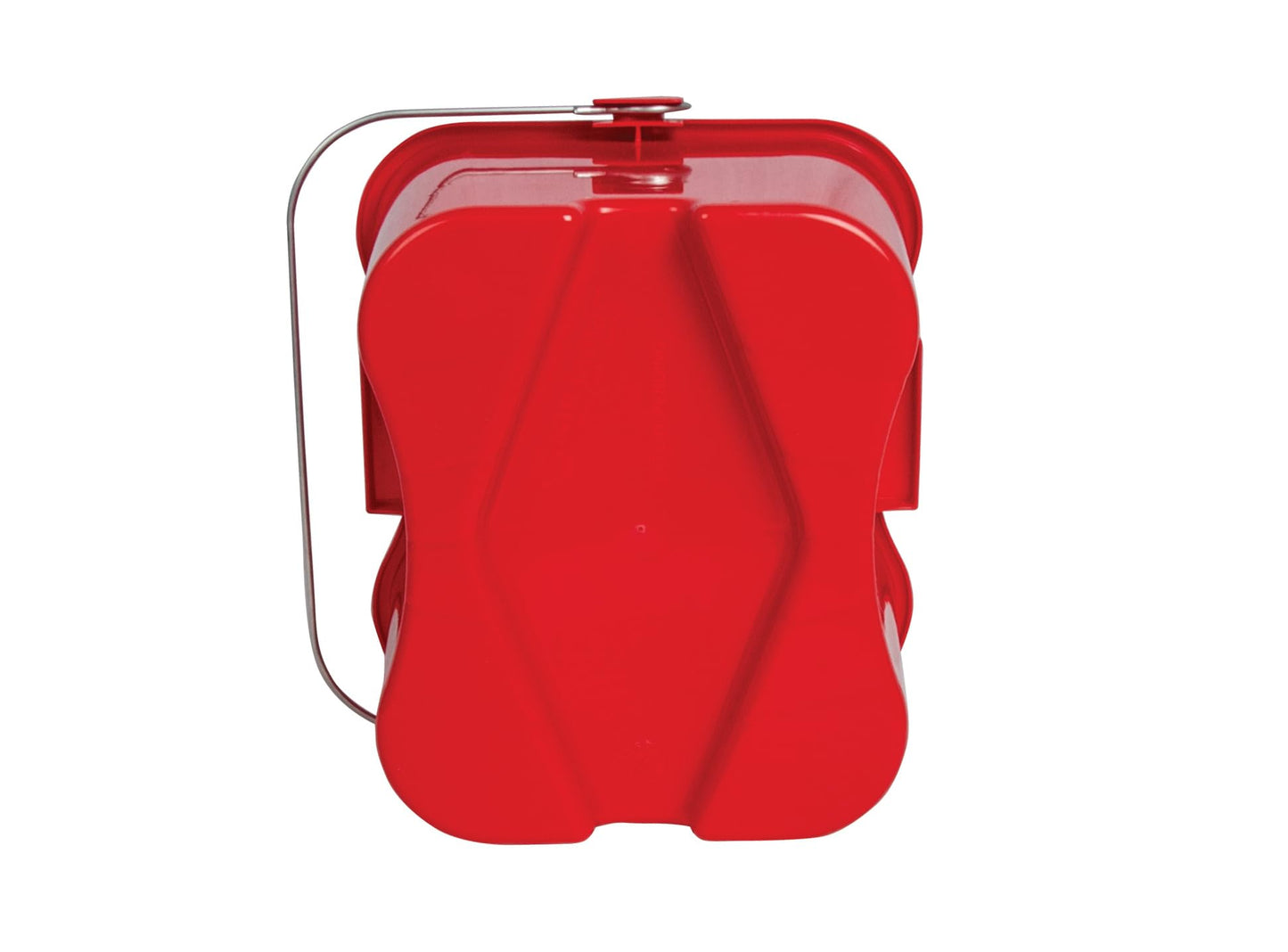 San Jamar Kleen-Pail Pro Sanitizer Pail Cleaning Bucket with Bail Handle for Cleaning, Kitchens, Restaurants, And Janitorial Use, Plastic, 6 Quarts, Red