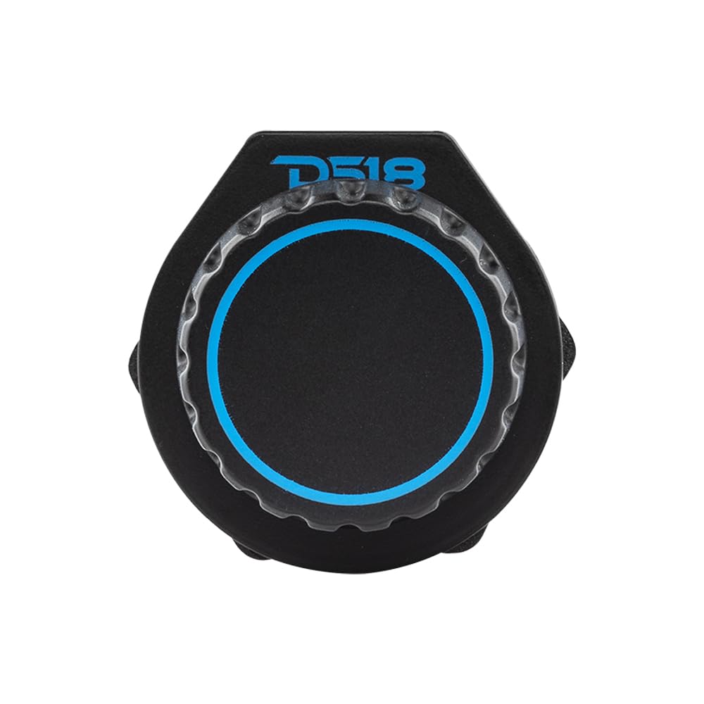 Ds18 Mbkr Marine Bass Knob Remote Gain/Volume - Compatible With Any Source Unit - Bass Knob Level Controller - Universal Rca Lin