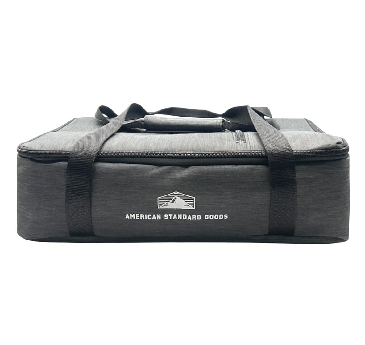 American Standard Goods Insulated Casserole Warmer Carrier, 16 in. x 12 in., Gray, Nylon with Carrying Straps and Front Pocket, Large, Fits all Standard Pans Including 9 x 13, Durable