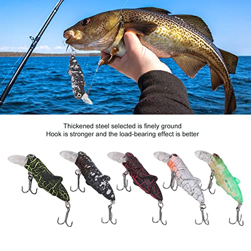 Grasshopper Minnow Hard Baits Lifelike Fishing Lure Set for Anglers Colorful Simulation Bait Fishing Adventures