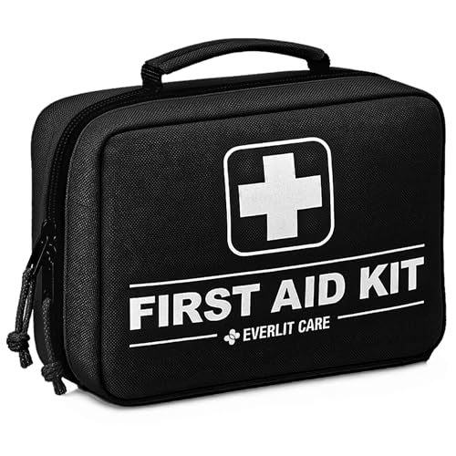 Everlit Care 380 Pcs First Aid Kit All-Purpose Medical Essential Kit for Cuts, Scrapes, Burns, Emergency Preparedness | fo...
