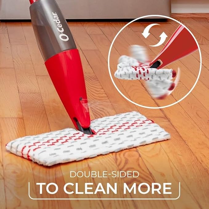 O-Cedar ProMist MAX Microfiber Spray Mop, Red