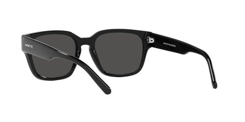 ARNETTE AN4294 Type Z Square Sunglasses, Black/Dark Grey, 54 mm