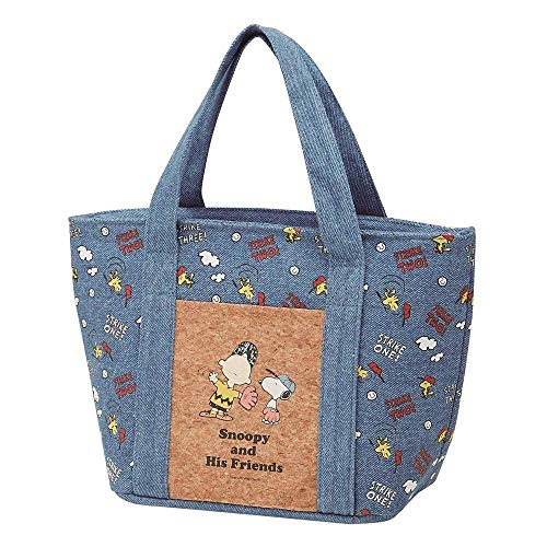 Skater KBCO3 Snoopy Peanuts Insulated Bag with Cork Pocket