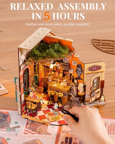 Rolife DIY Miniature House Kit for Adults, Mini Wooden Dollhouse Kit, Tiny House Diorama Building Kits-Birthday Christmas ...
