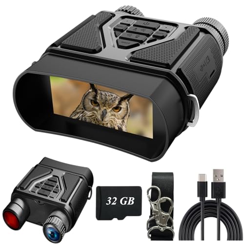 Night Vision Goggles - Night Vision Binoculars for Adults, Gifts for Men Him Husband Dad with 8X Zoom, 4000mAh Rechargeabl...