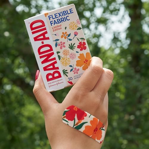 Band-Aid Brand Flexible Fabric Adhesive Bandages, Comfortable Flexible Protection & Wound Care for Minor Cuts & Scrapes, F...