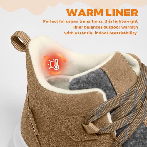 AIRHAS Women's Winter Warm Snow Boots for Women Comfortable Water-Resistant Womens Ankle Boots Fashion Booties